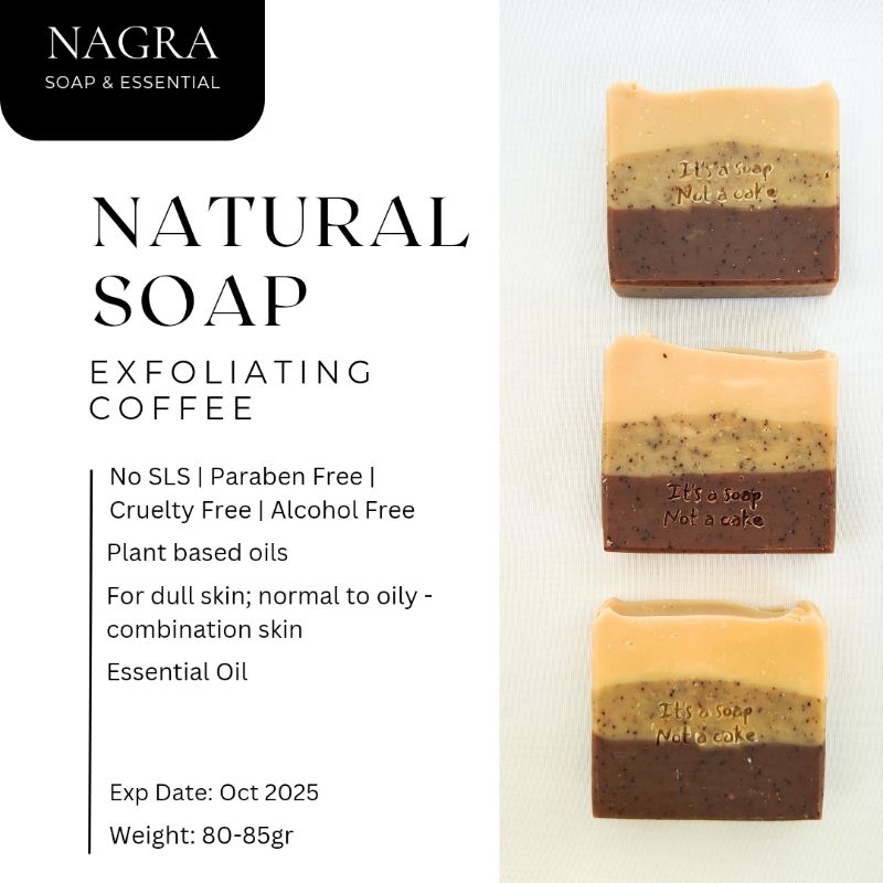 Natural Soap - Exfoliating Coffee Soap