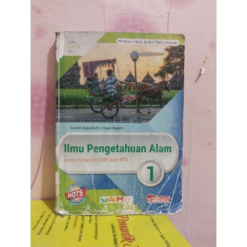 buku ipa/ilmu pengetahuan alam kelas 7 VII 1 smp mts global hot akm kurikulum merdeka