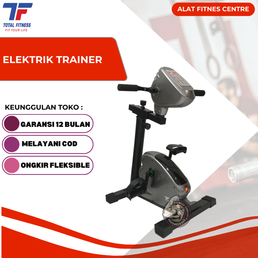 Total Fitness Elektrik Trainer Alat Olahraga Sepeda Terapi Electrik Trainer - Sepeda Therapy