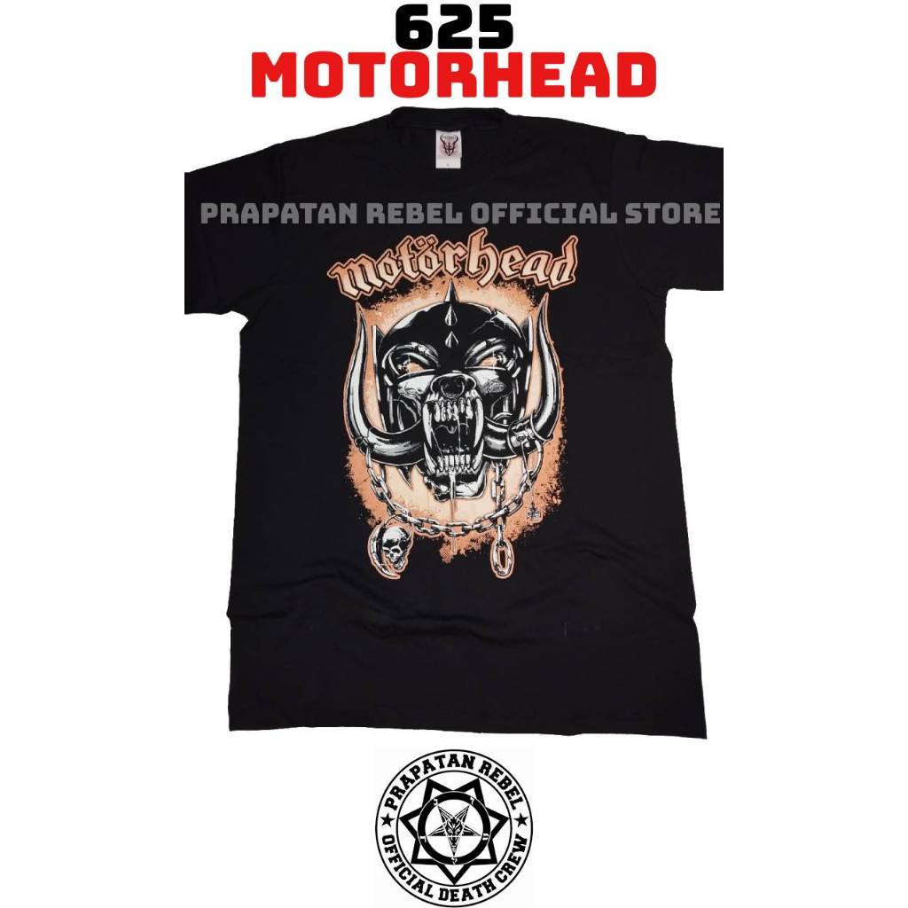 Kaos Pendek MOTORHEAD Kaos Musik Original PRAPATAN REBEL (625)