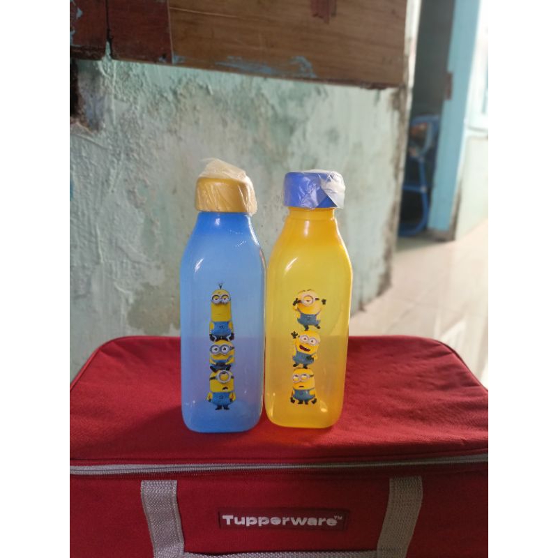 botol minum minion 500ml tupperware ori100%