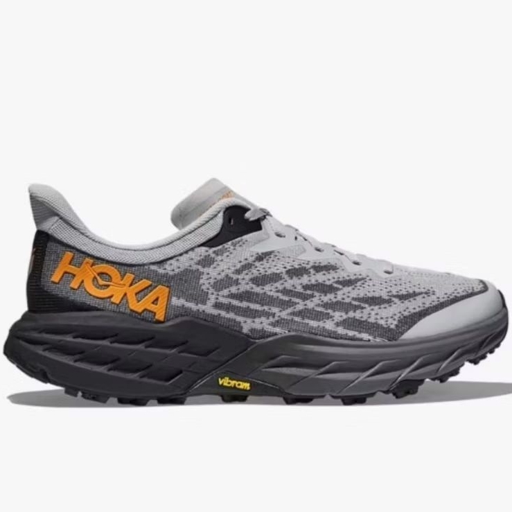 Hoka One One Speedgoat 5 Men's Trail Running Shoes - Harbor Mist/Black