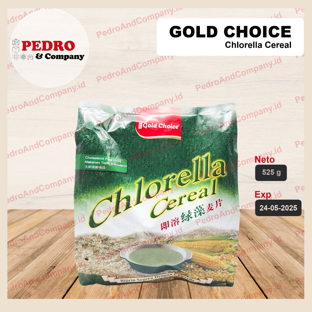

Gold Choice Chlorella cereal 525 gram 15 sachet minuman sereal instant