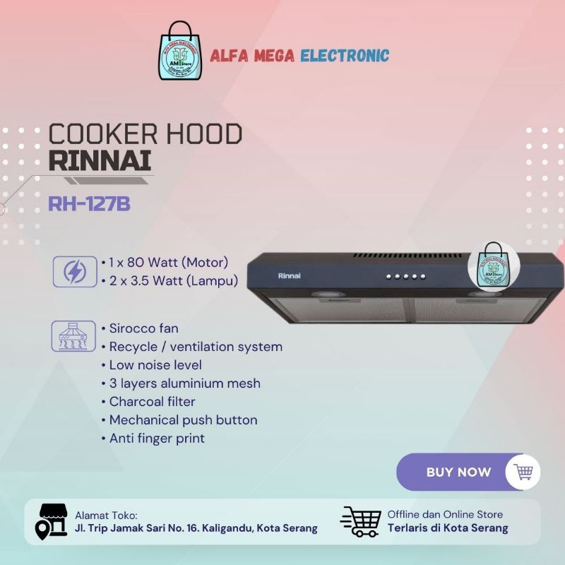 Cooker Hood Rinnai RH 127B