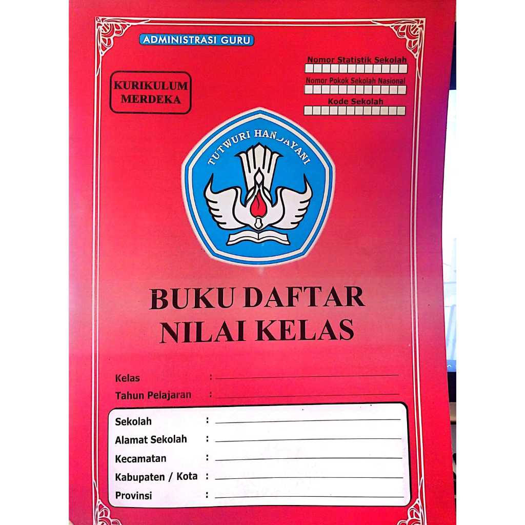 

Buku Daftar Nilai Kelas Siswa SD Kurikulum Merdeka