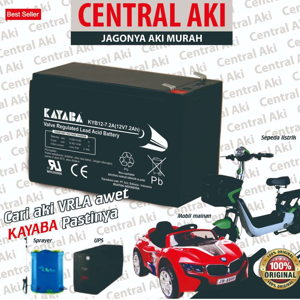 Aki Mobil Mainan Anak UPS VRLA 12V 7AH