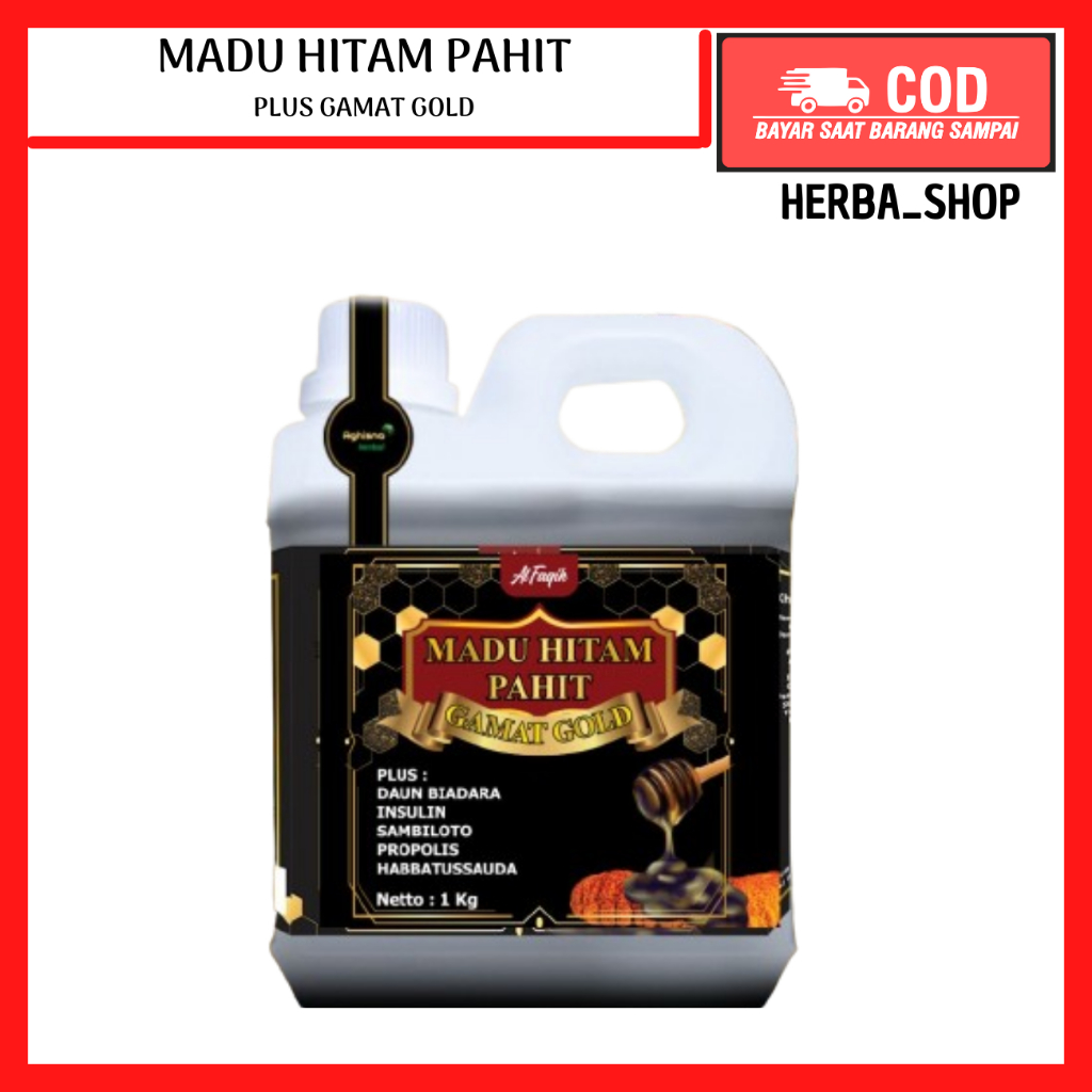 

NG madu hitam pahit gamat gold 1 kg al faqih