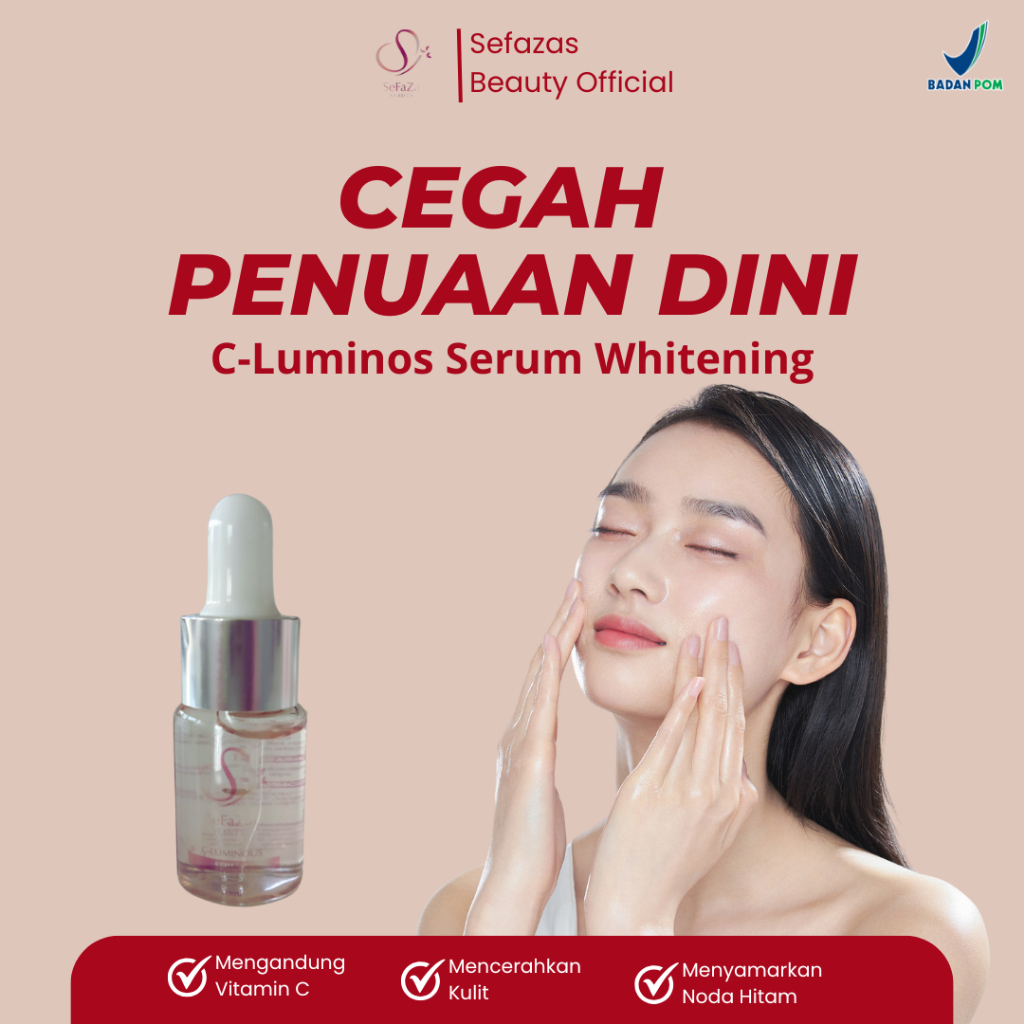 Serum Whitening Sefaza Beauty C-Luminos /Serum Wajah / Serum Whitening /Whitening Serum