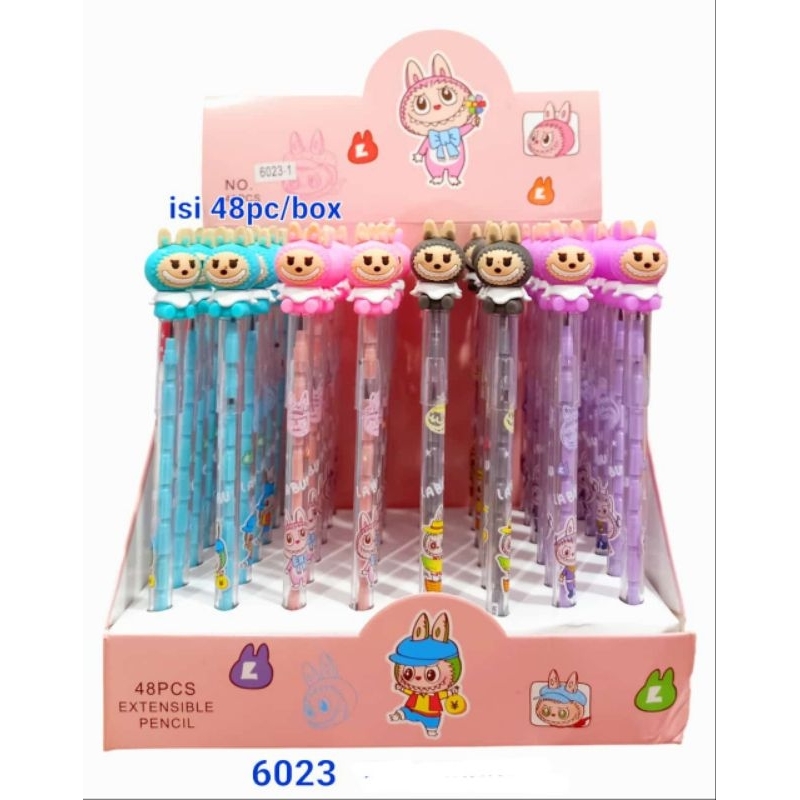 

ATK PENSIL KARAKTER LABUBU ISI 48PCS (6023)