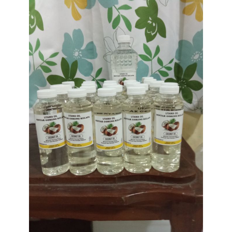 

minyak kelapa goreng volume 250ml | minyak goreng non kolesterol sudah PIRT