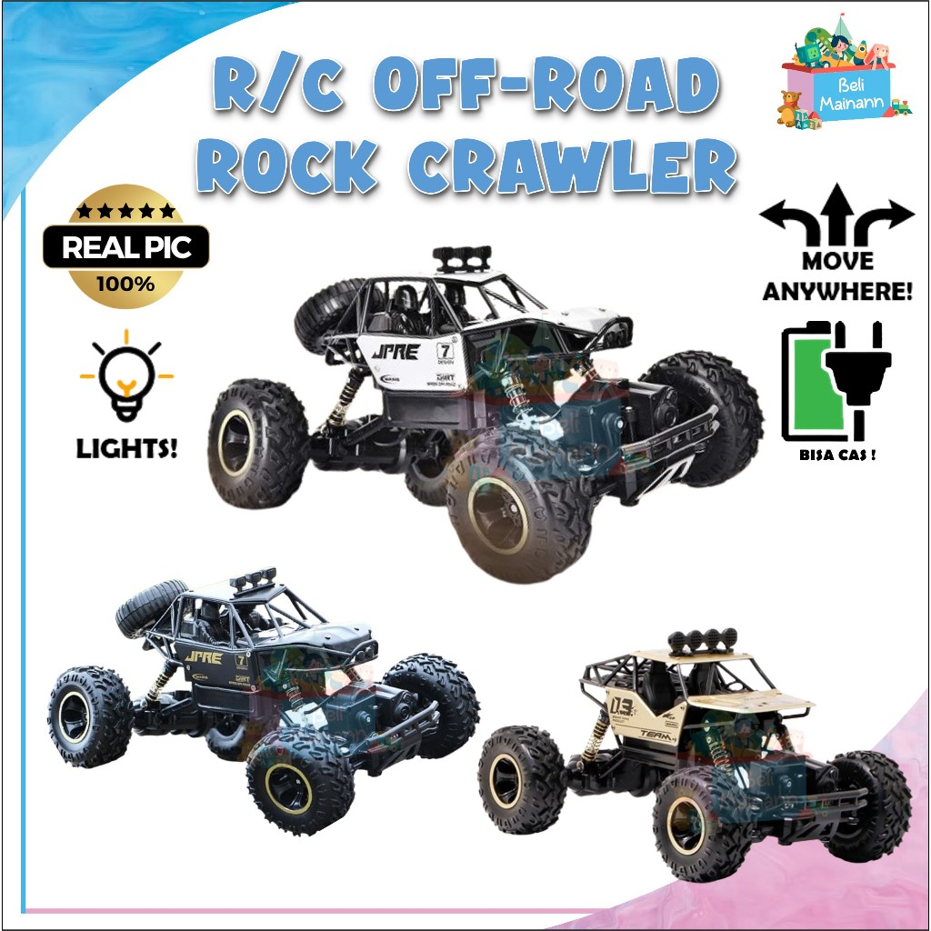 MAINAN MOBIL REMOTE ROCK CRAWLER 1:16 MAINAN RC OFFROAD