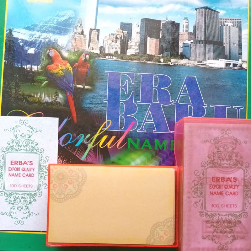 

ERBA PROMO KARTU NAMA ERA BARU | PRODUK DIJAMIN ORIGINAL | HARGA TERMURAH | KARTU NAMA ISI 100 | KARTU NAMA POLOS | KARTU NAMA BERGAMBAR