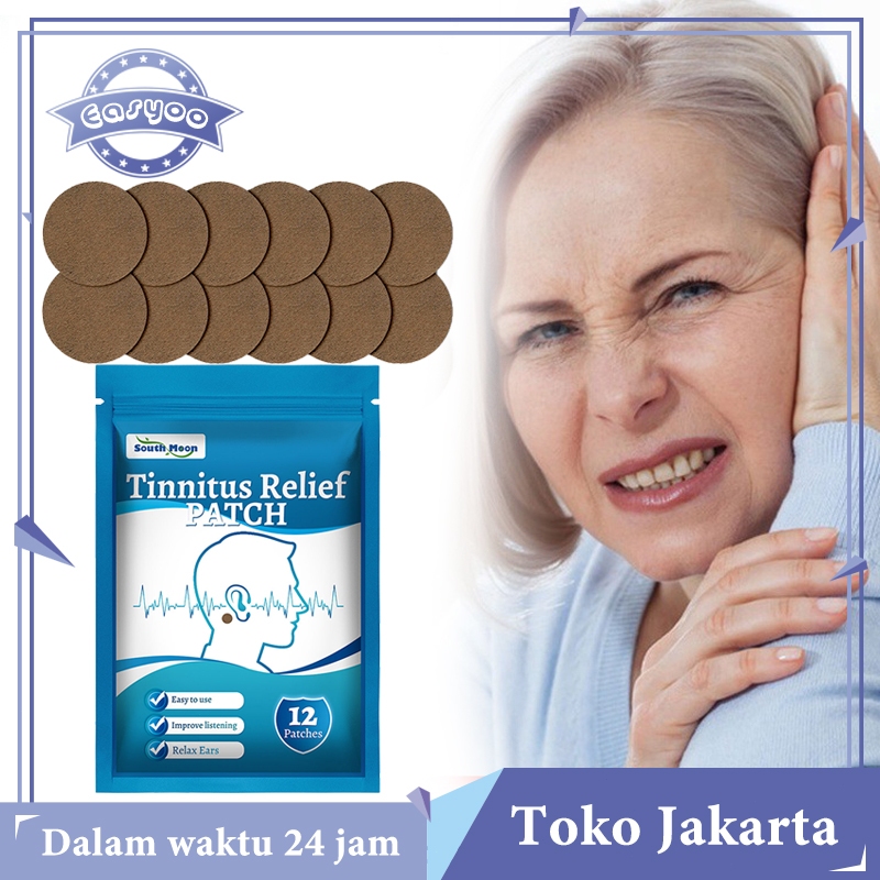 12pcs Obat Tinnitus Patch | Koyo Telinga Berdengung | Tinnitus Relief Patch