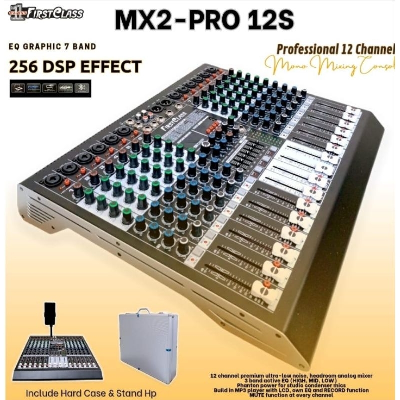 Mixer Audio 12channel Mixer Audio Firstclass MX2-PRO 12S Mixer Audio Original