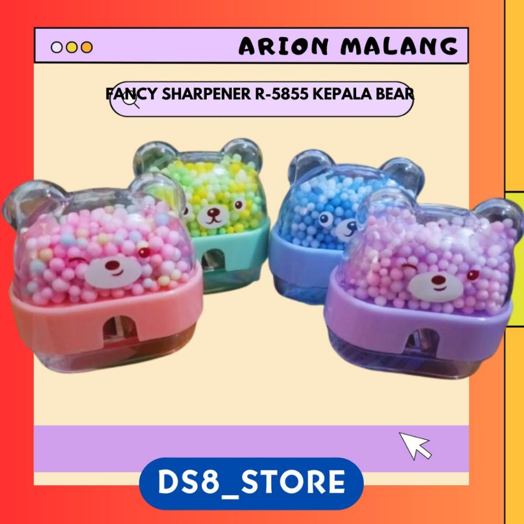 

SHARPENER R-5855 KEPALA BEAR/FANCY/RAUTAN