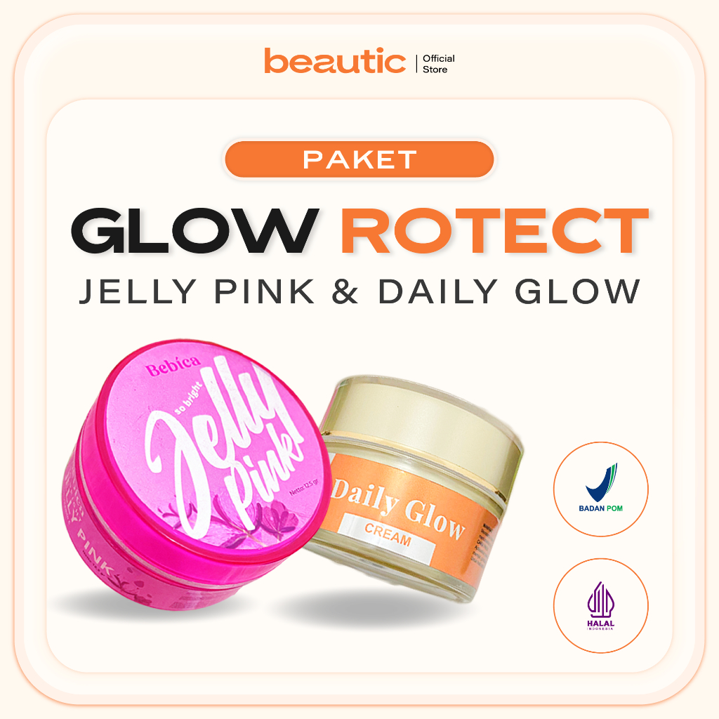 Beautic - Paket Glow Protect - Daily Glow + Jelly Pink Bebica