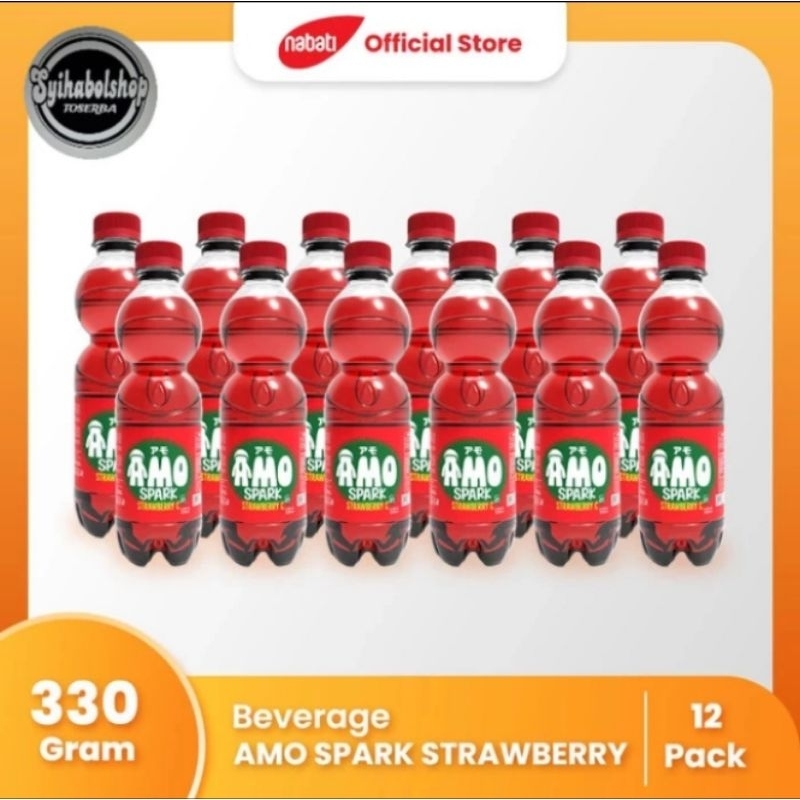 

[Bandel pack isi 12] Amo Spark Strawberry 330ml