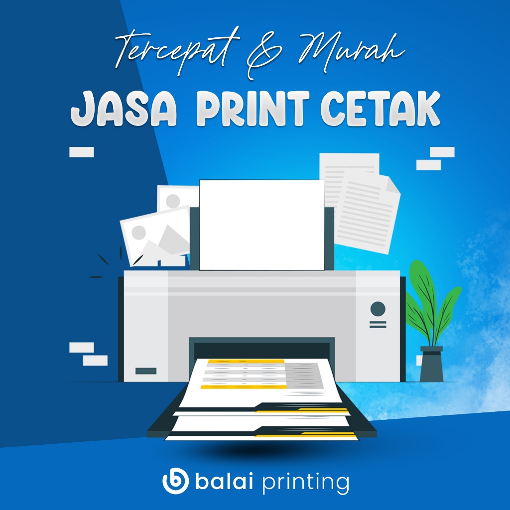 PRINT/CETAK WARNA & HITAM PUTIH TERMURAH HVS 80 GSM A4/A5