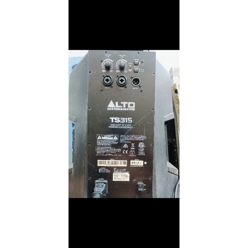 Mesin Speaker Aktif Alto TS315 2000watt Second