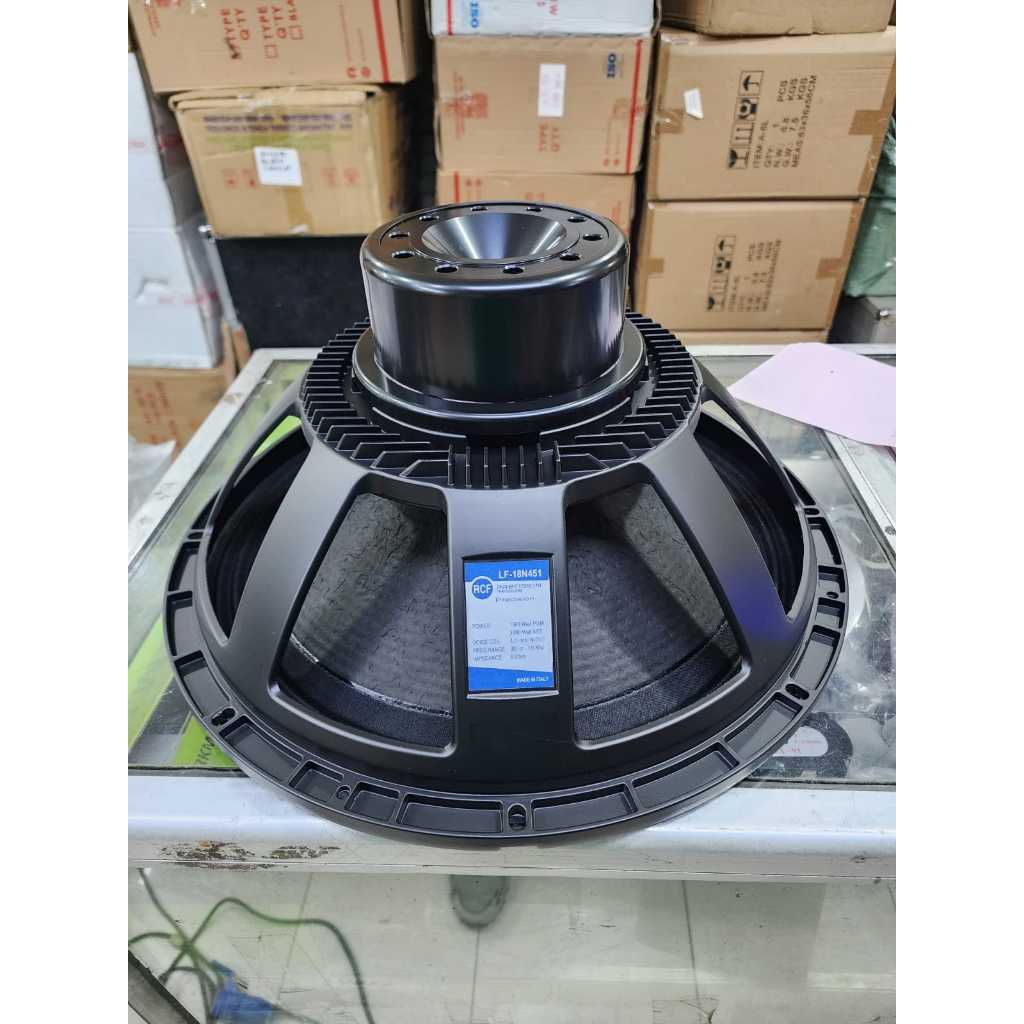 Speaker 18 Inch Model Rcf 18N451 Neo Magnet Subwofer 18 N 451 koil 4 inch