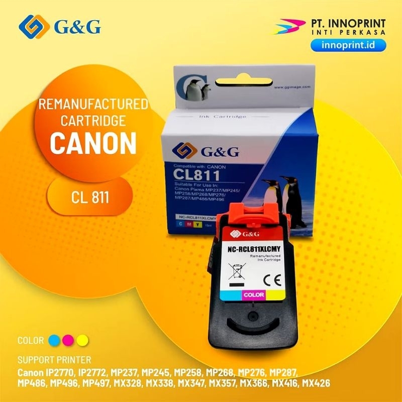 Cartridge Canon 811 Warna