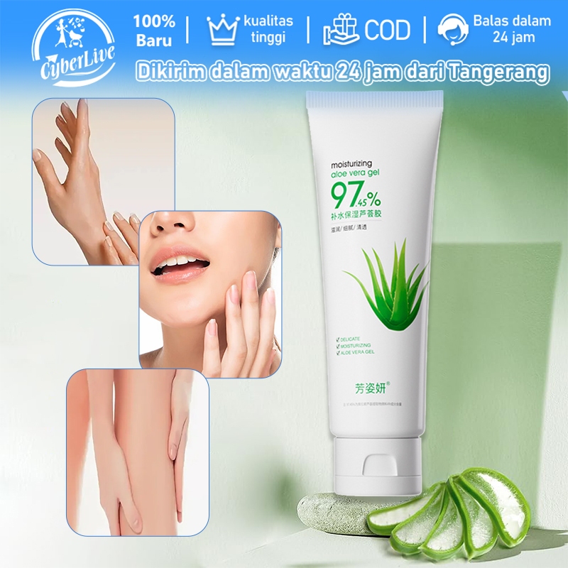 Aloe Vera Gel Lidah Buaya Gel Untuk Wajah Memudarkan Bekas Jerawat Gel Lidah Buaya