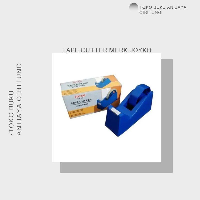 

TAPE CUTTER /PEMOTONG PITA PEREKAT (DUAL CORE) MEREK JOYKO TD-103