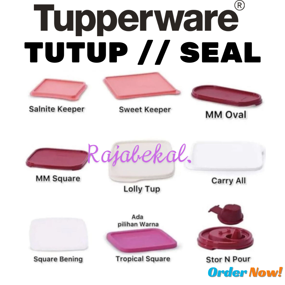 PROMO Tupperware SEAL // TUTUP Original