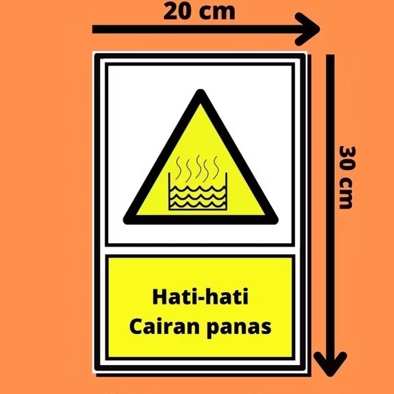 

Stiker peringatan area cairan panas Sticker sign peringatan tanda peringatan area bahaya cairan panas stiker label sticker custom safety sign K3 HSE caution rambu rambu stiker vinyl