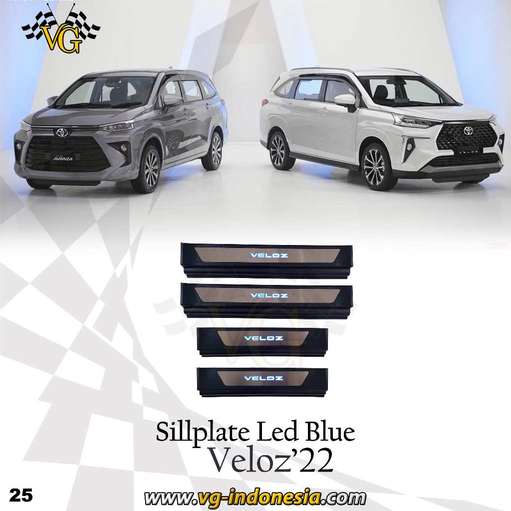 Sill plate mobil Sillplate Led Avanza Veloz 2022 "VELOZ"