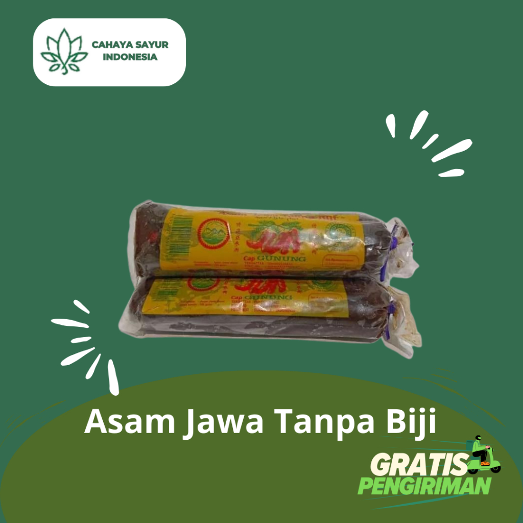 

Asam Jawa Tanpa Biji Per Pack 150 Gram + Gratis Ongkir
