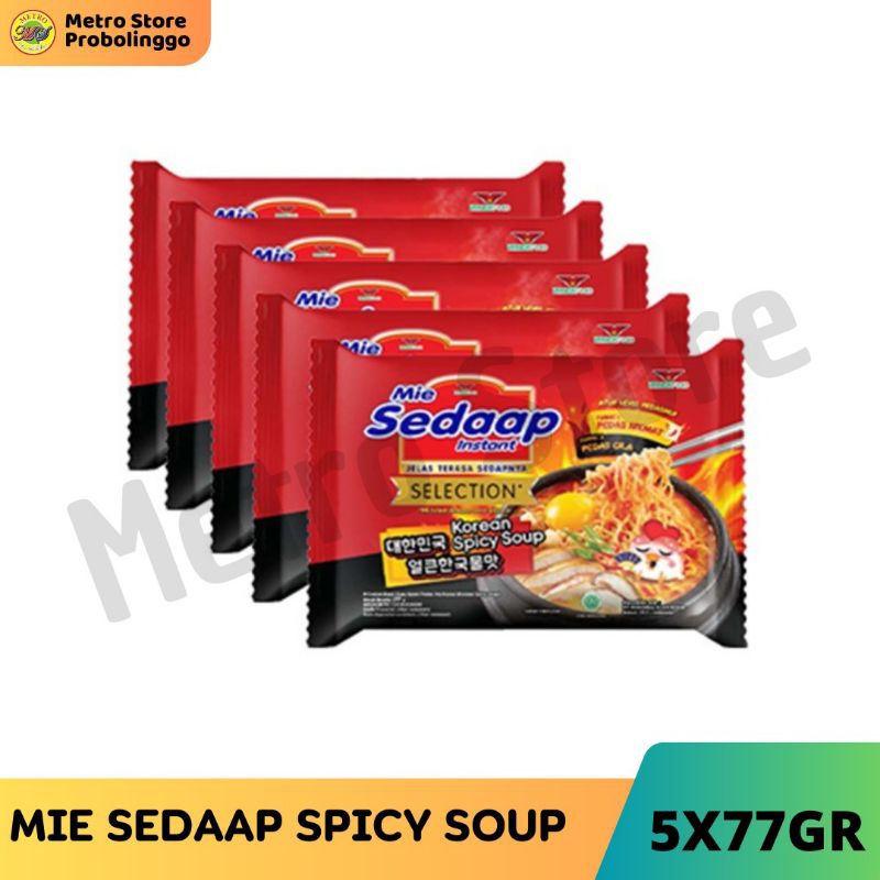 

MIE SEDAAP INSTANT RASA KOREAN SPICY SOUP 5PCS