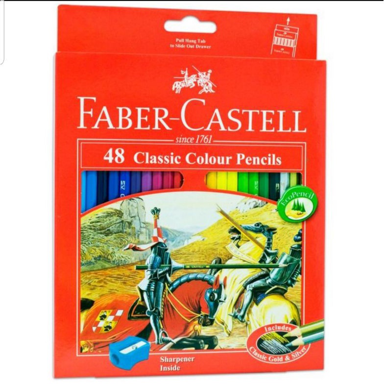 

KODE L5K Pensil warna 48 Classic Colour Pencils 48 Faber Castell