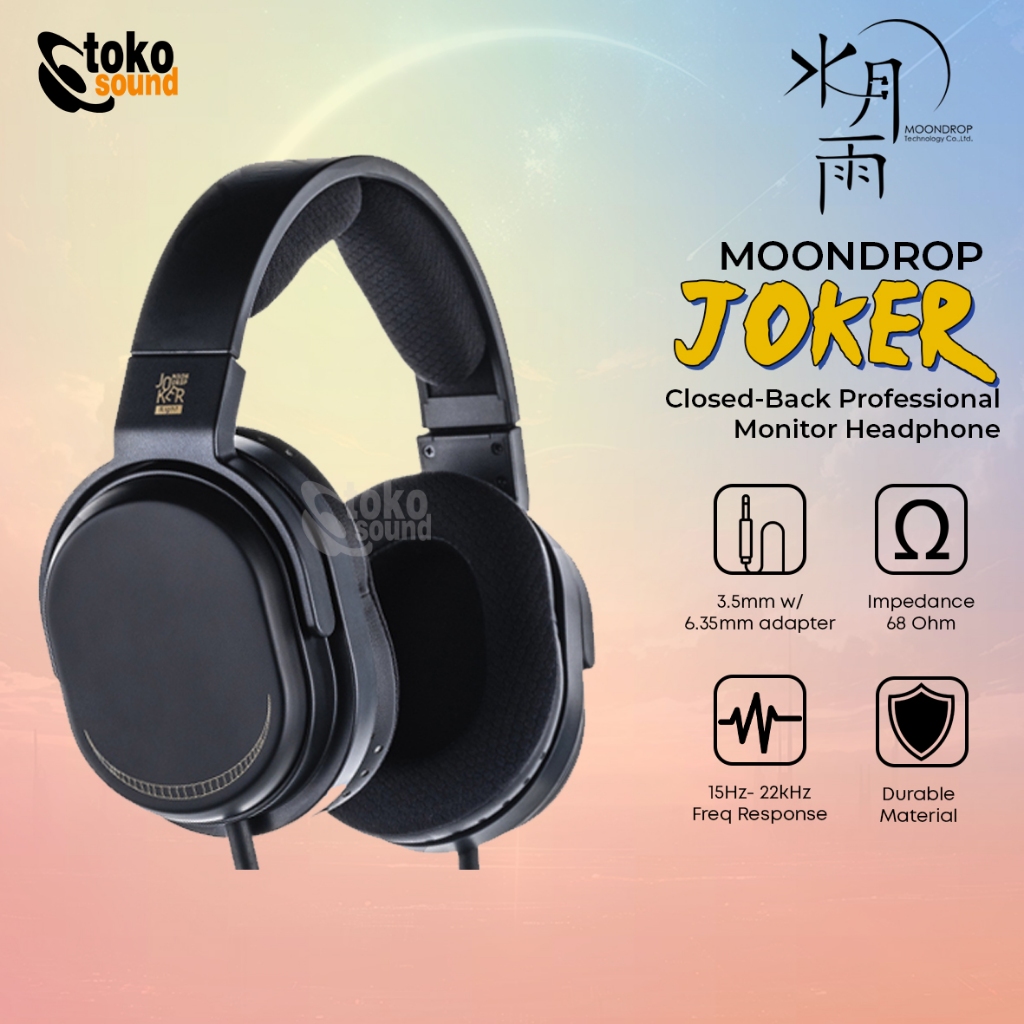 Moondrop JOKER - 50mm Dynamic Driver Professional Closed Back Headphones