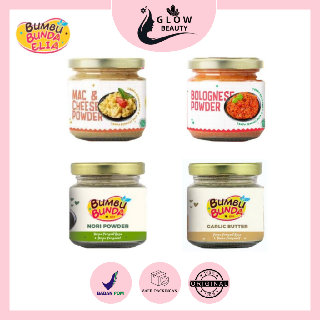 

BUMBU BUNDA ELIA ( BELI 2 GRATIS 1 MIX VARIAN ) BUMBU BUTTER | NORI POWDER | BOLOGNESE POWDER | MAC & CHEESE POWDER |MPASI / BB Booster MPASI / Kaldu MPASI / Kaldu
