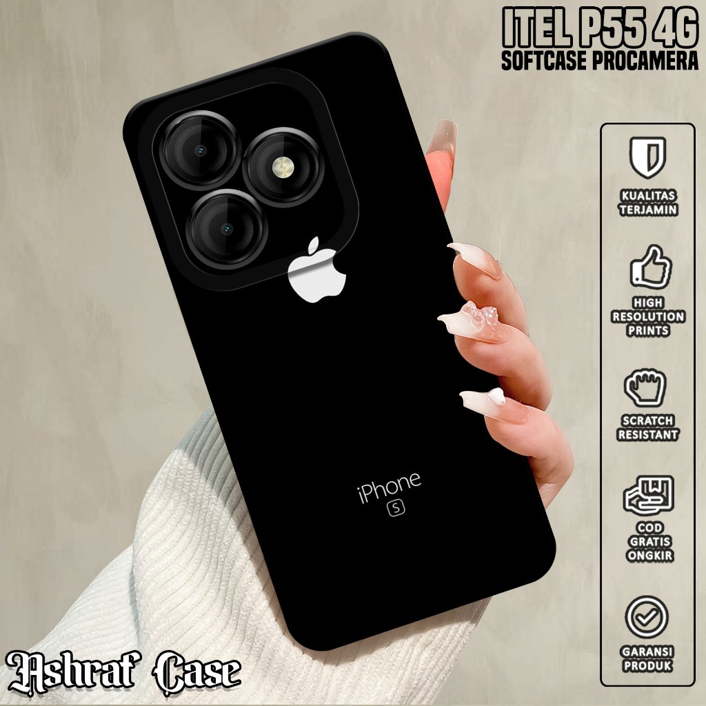 Casing ITEL P55 4G - Casing Hp ITEL P55 4G ( BRAND ) Silikon Hp ITEL P55 4G - Softcase Hp ITEL P55 4