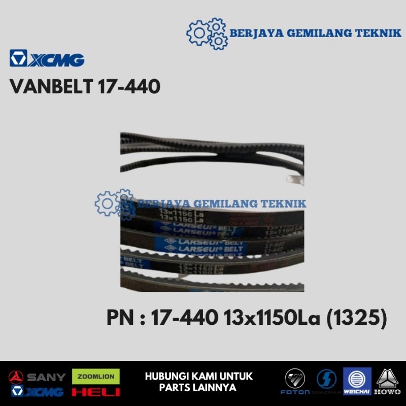 Vanbelt 17-440 13x1150La XCMG Mobile Crane QY25K QY55K XCT60