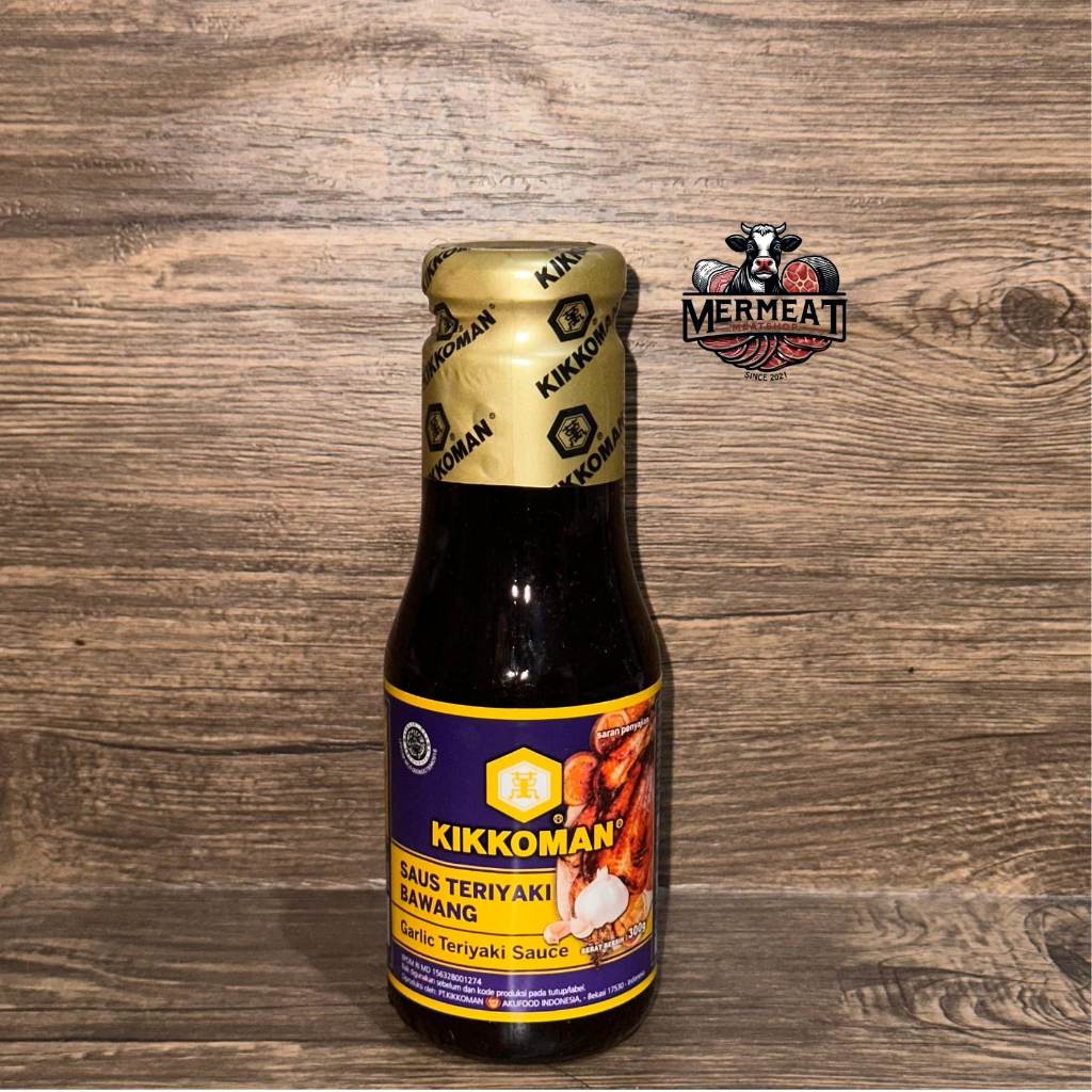 

Kikkoman Garlic Teriyaki Sauce Saus Teriyaki Bawang Halal Botol 300GR
