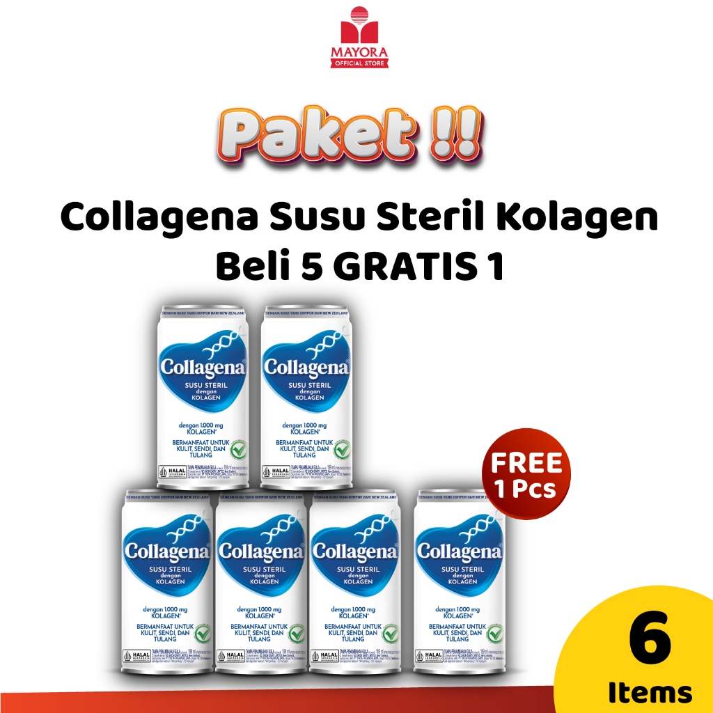 

Paket Susu Collagena Beli 5 GRATIS 1