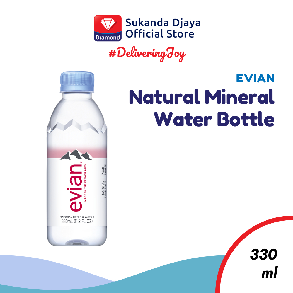 

Evian Natural Mineral Water PET 330 Ml