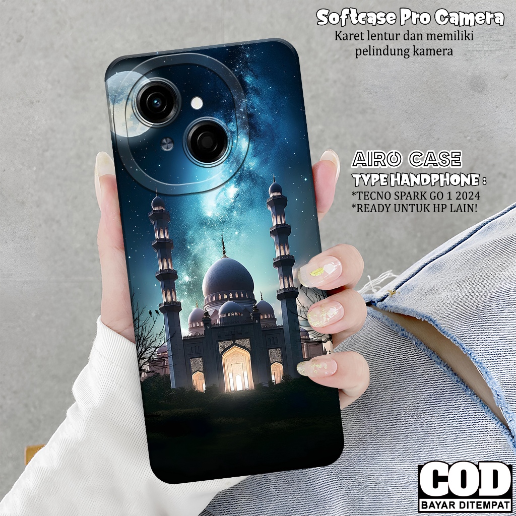 

Case TECNO SPARK GO 1 2024 Terbaru - Softcase TECNO SPARK GO 1 2024 - Fashion Case MASJID - Casing TECNO SPARK GO 1 - Softcase Pro Camera - Tpu - Kesing TECNO SPARK GO 1 - Pelindung Hp - Cover Hp - Case Lentur - Case Murah - Case Terbaru - Mika Hp