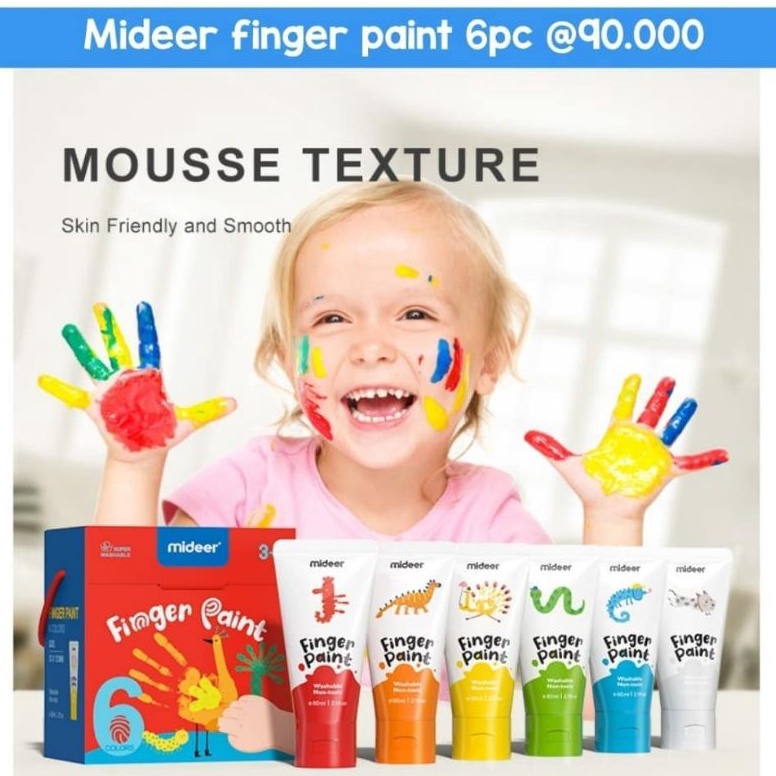 

KODE A75V mideer finger paint washable non toxic