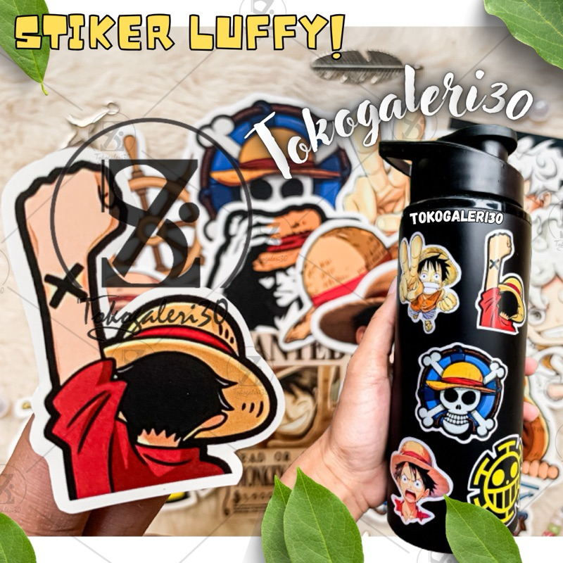 

STIKER ANIME ONE PIECE LUFFY MURAH ISI 25PCS BAHAN VINLY PREMIUM UNTUK MOTOR HELM LAPTOP DLL