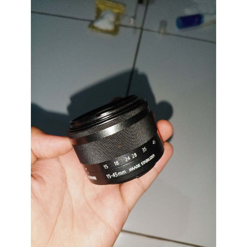 LENSA KIT CANON MIRRORLESS EFM 15-45MM (BAHAN)
