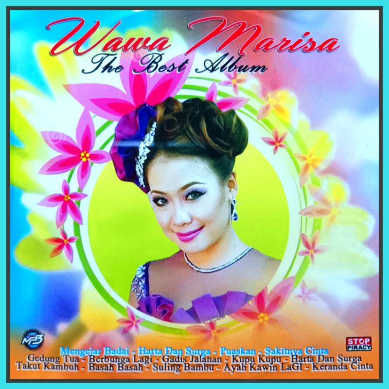 Kaset Musik Audio MP3 Lagu Dangdut WAWA MARISA The Best Album Terbaik.