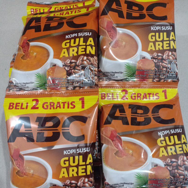 

Kopi ABC Susu Gula Aren Renceng isi 15