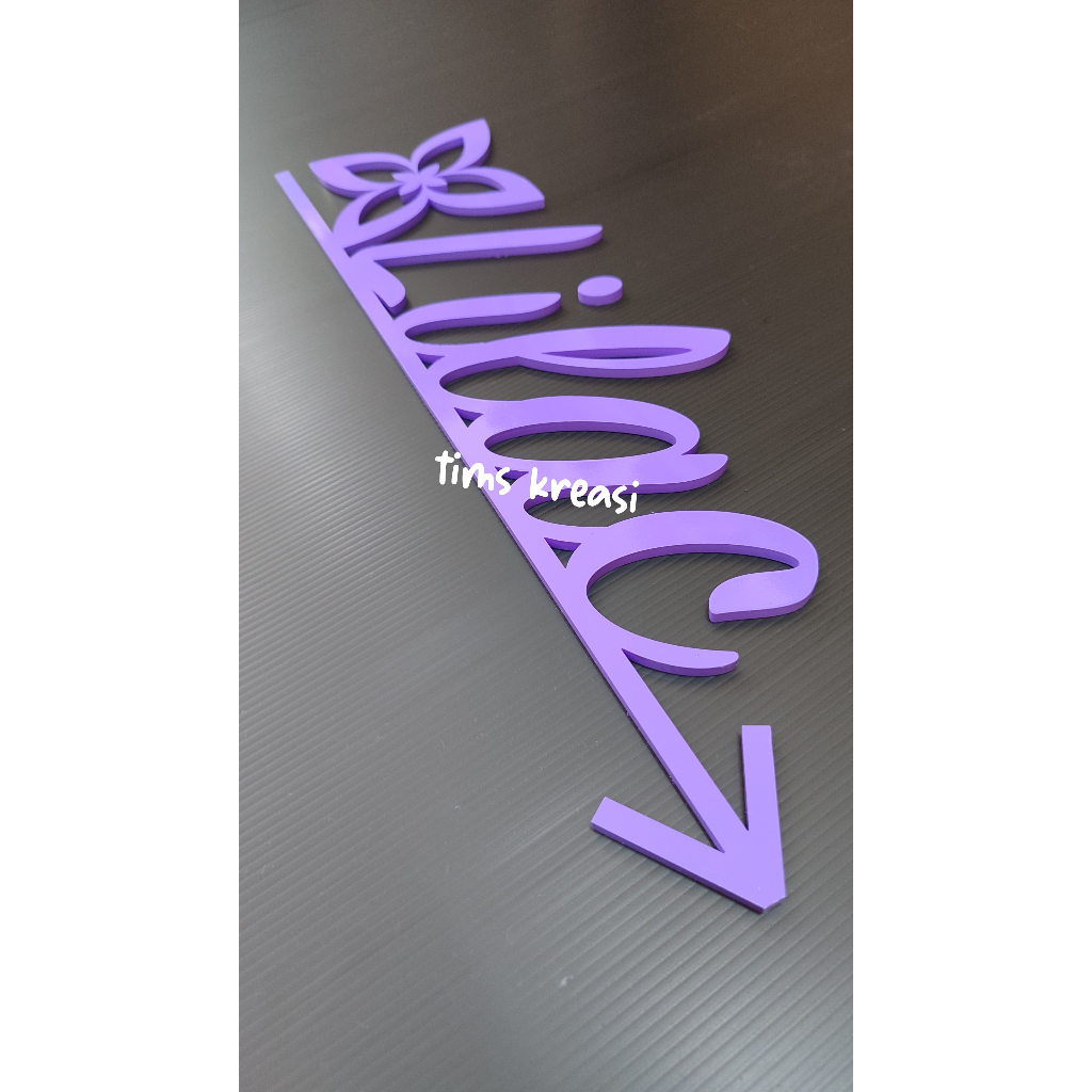 Cutting Letter Acrylic | Huruf Akrilik | Tulisan Akrilik | Akrilik