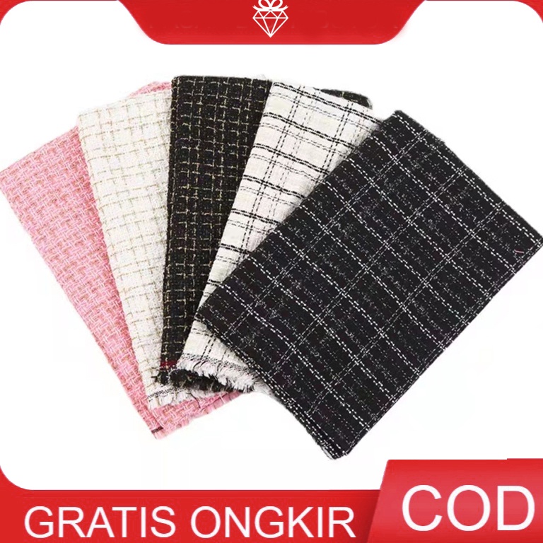 

Hadir Terkini Wrapping Korean Tweed Bahan Kain Perlengkapan Buket Bunga W35