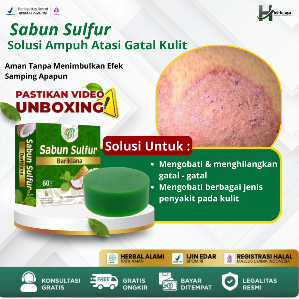 Obat Gatal Kulit Jamur Panu Hapuran Kadas Kurap Eksim Kutu Air Psoriasis Alergi Gatel Selangkangan K