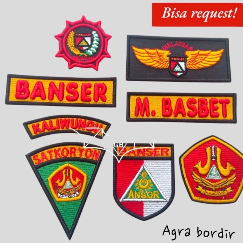 TERBARU Bordir Banser Ansor Timbul